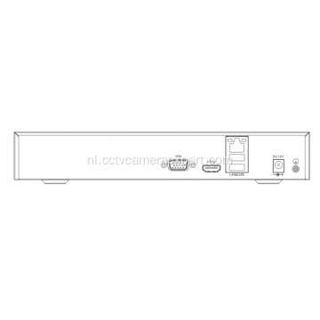 H.265 1 HDD 5ch Gezichtsherkenning NVR TC-R3105